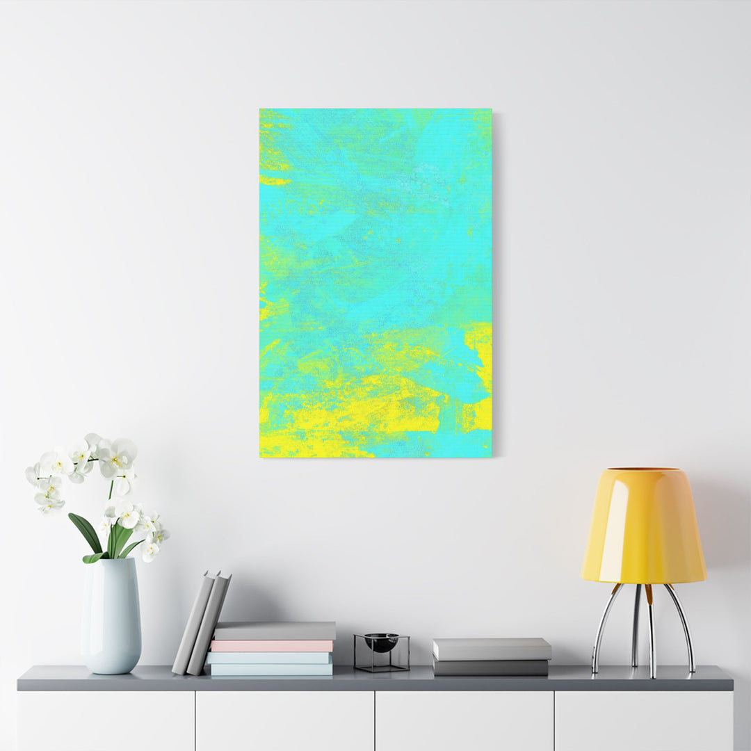 Vivid Abstract Satin Canvas Print