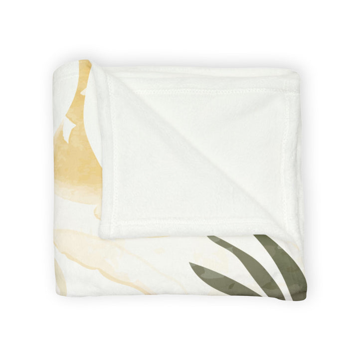 Golden Palm Minky Blanket