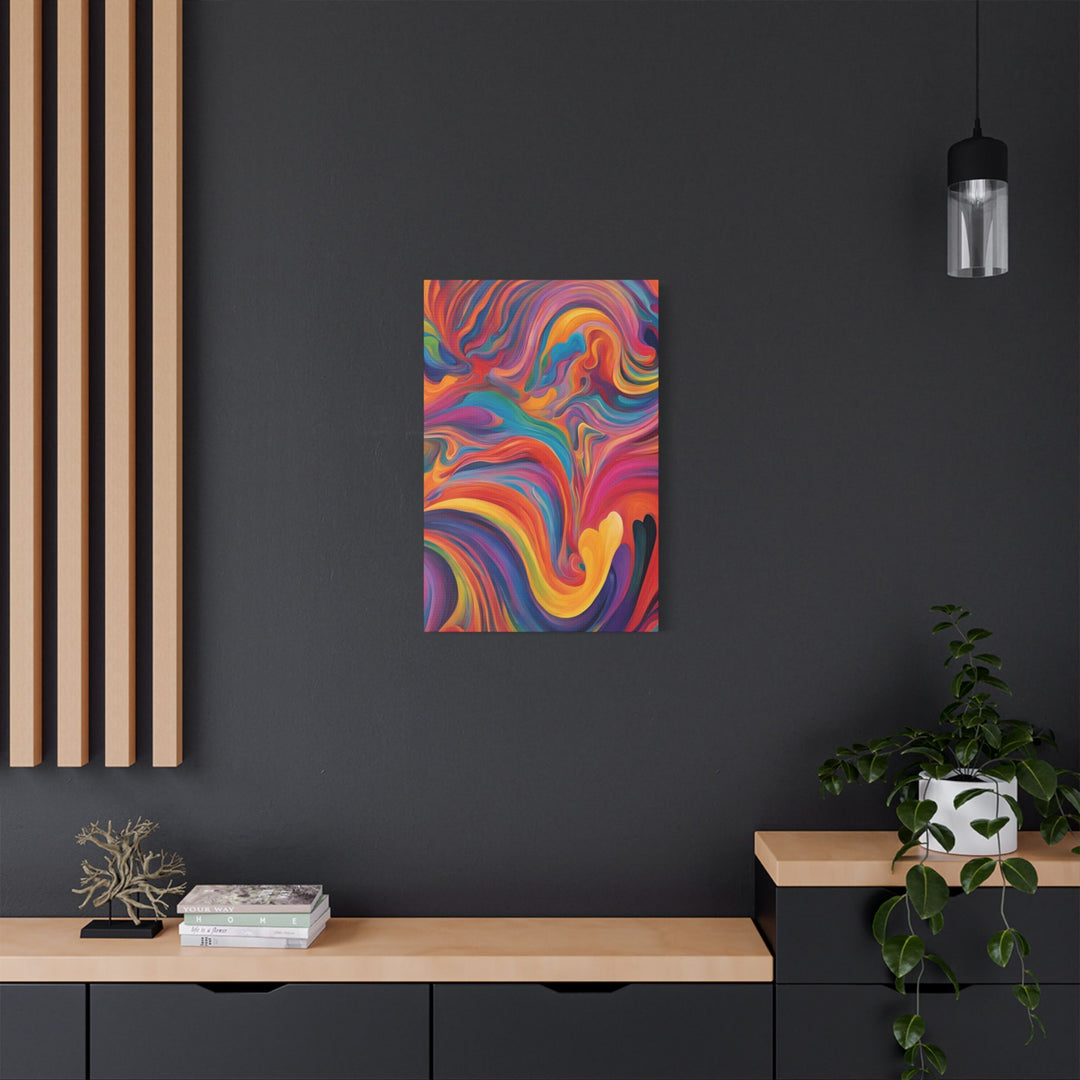 Bold Strokes Abstract Canvas