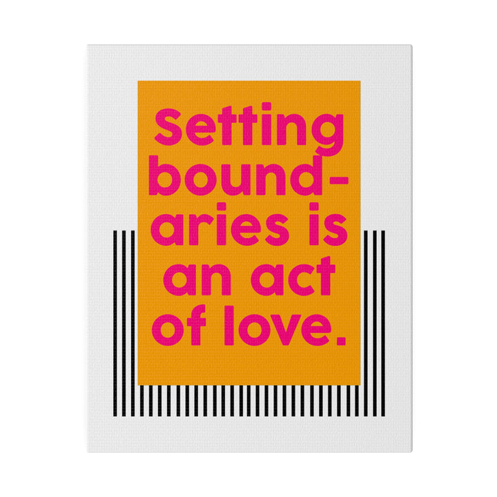 Boundaries of Love Canvas Print