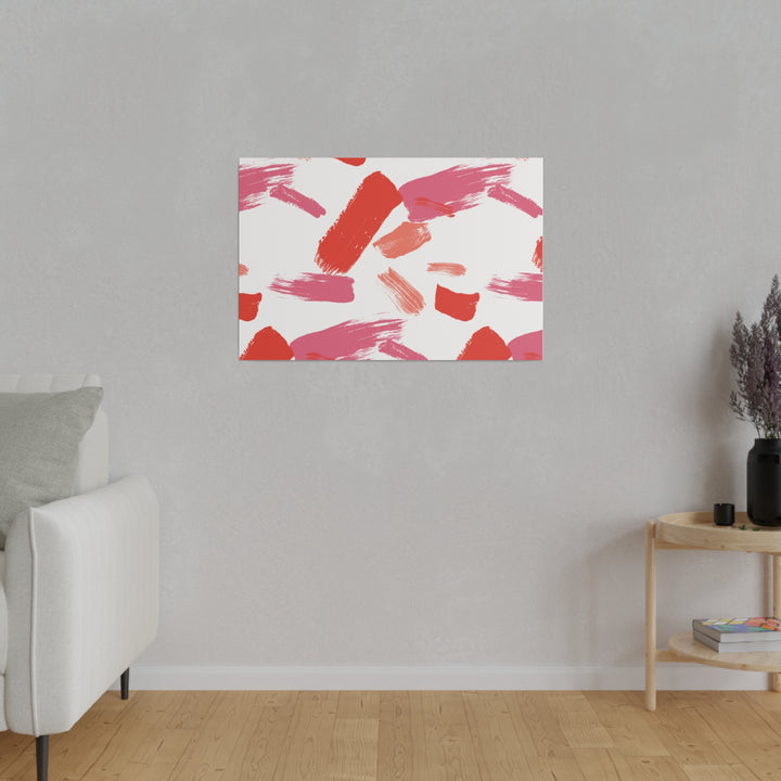 Abstract Expressionism Satin Canvas