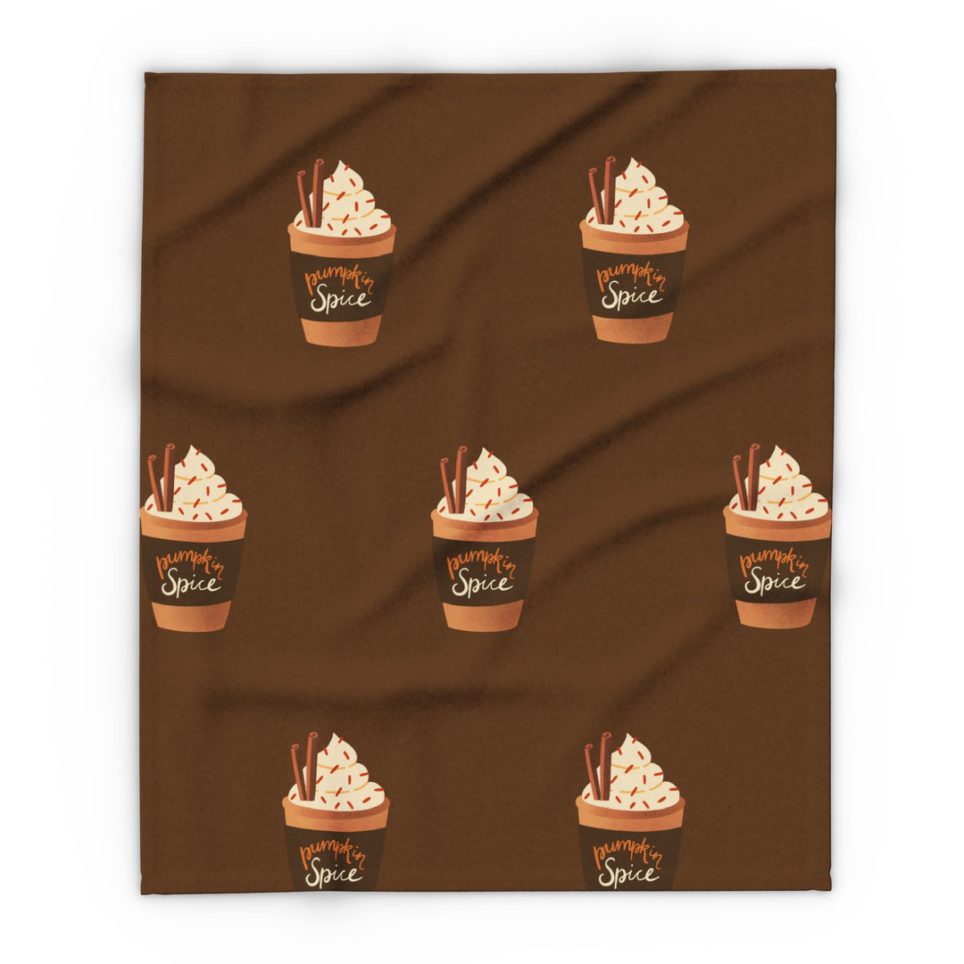 Pumpkin Spice Fleece Blanket