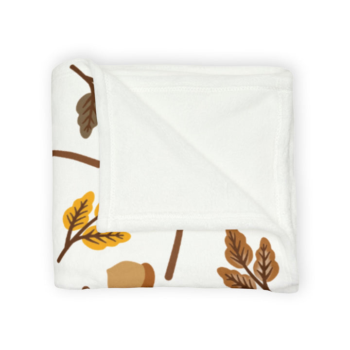 Falling Leaves Minky Blanket