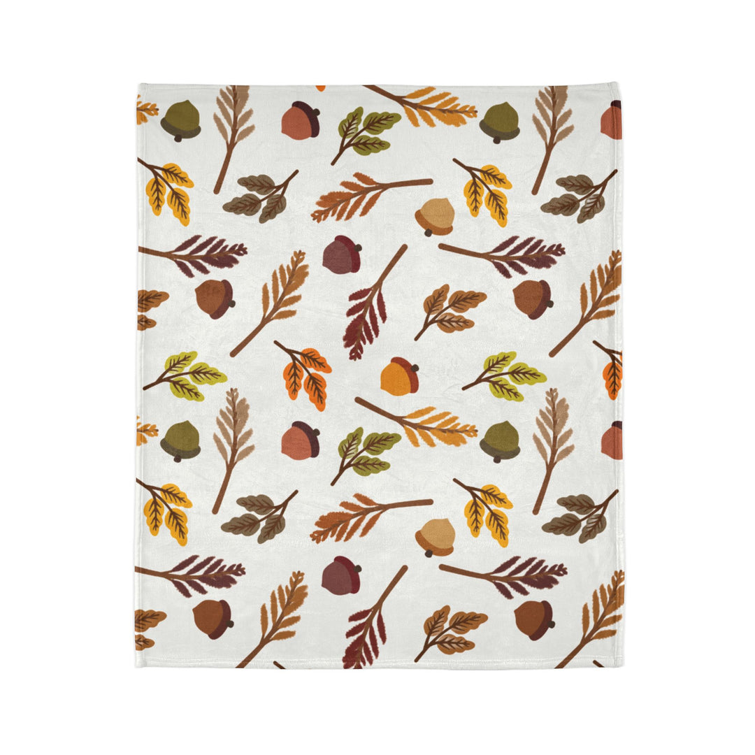 Falling Leaves Minky Blanket