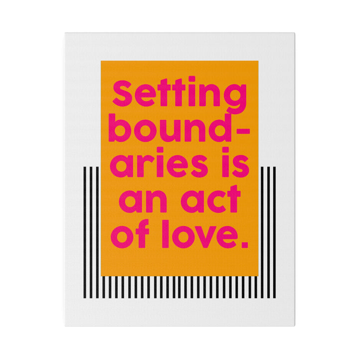 Boundaries of Love Canvas Print