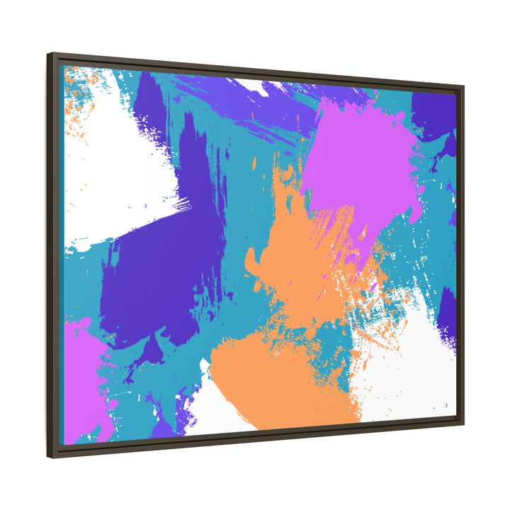 Brushstrokes Harmony Framed Canvas