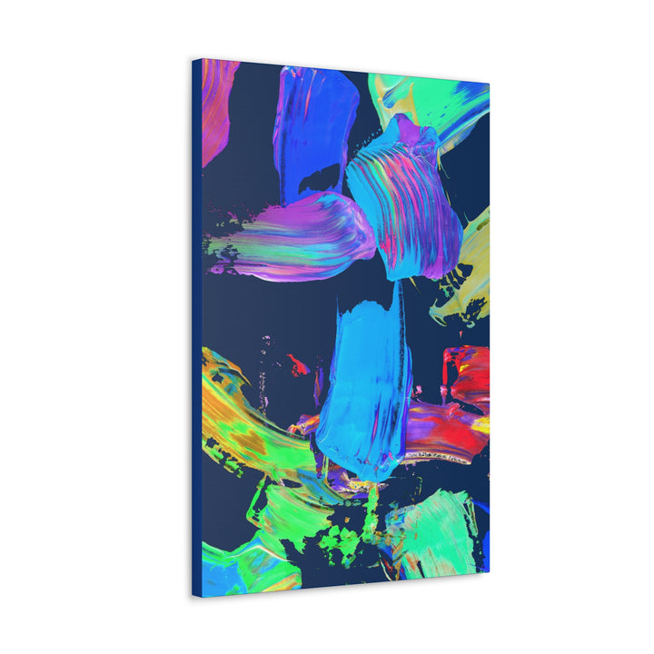 Vivid Brushstrokes Gallery Canvas