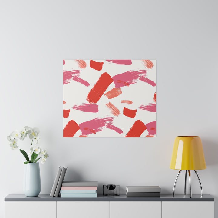 Abstract Expressionism Satin Canvas