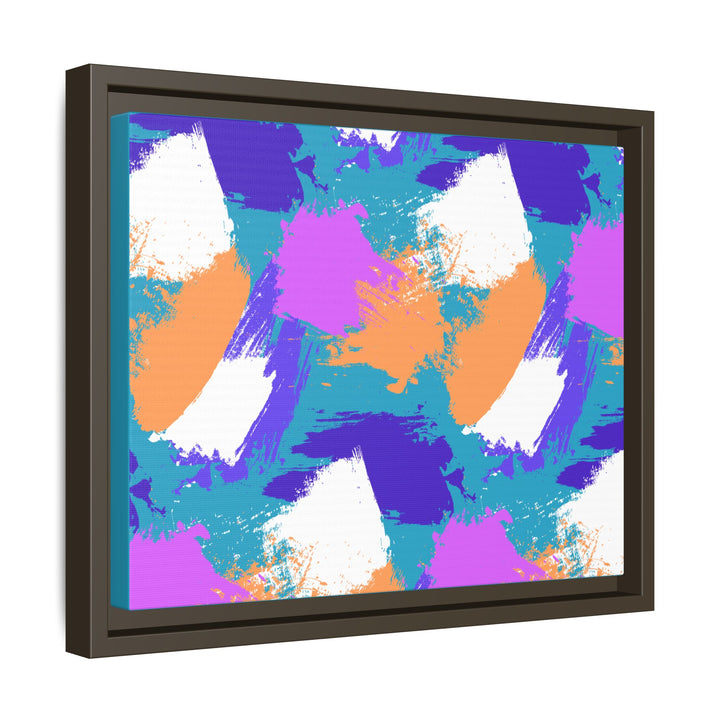 Brushstrokes Harmony Framed Canvas