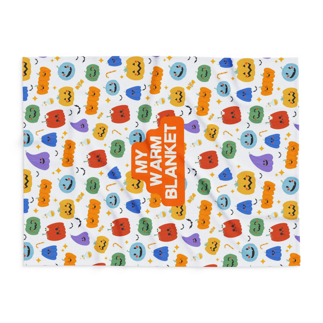 Playful Pumpkins “My Warm Blanket” Fleece Throw