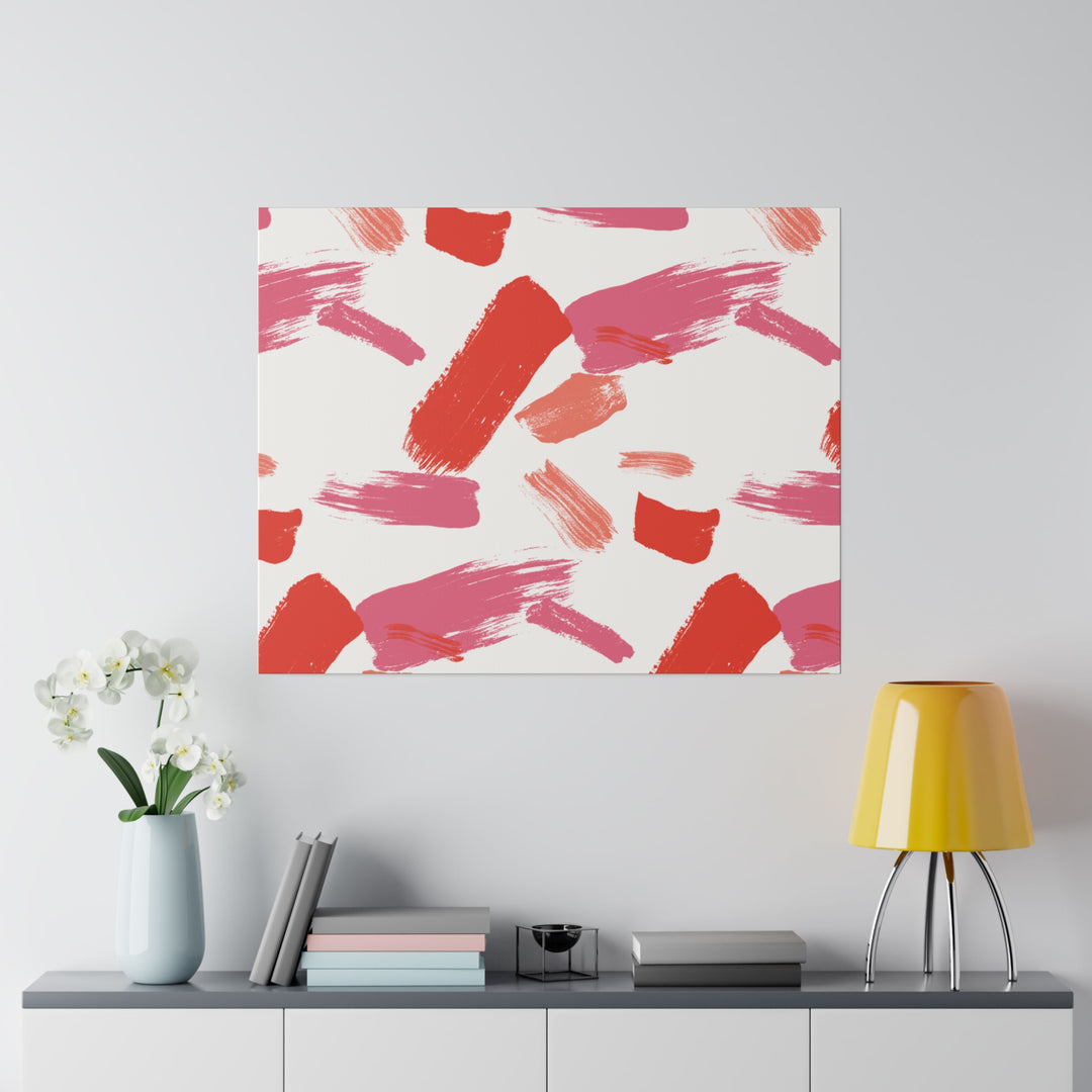 Abstract Expressionism Satin Canvas