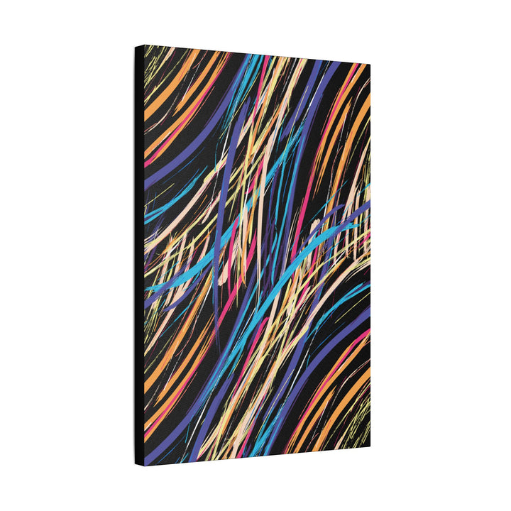 Neon Streaks Satin Canvas