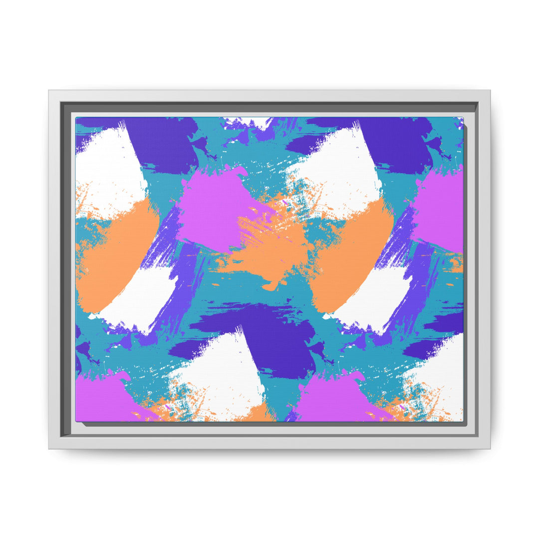 Brushstrokes Harmony Framed Canvas