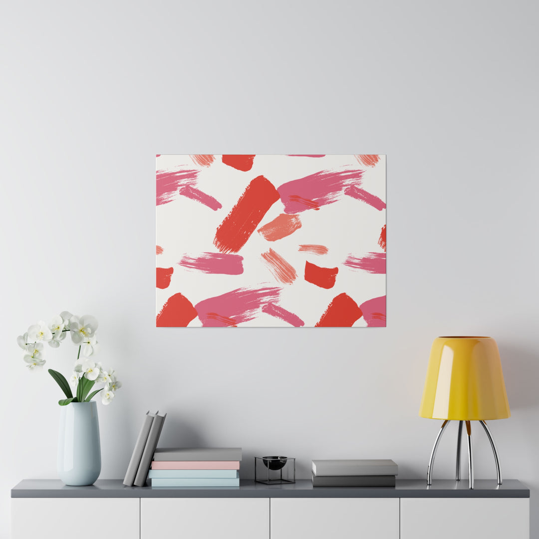 Abstract Expressionism Satin Canvas