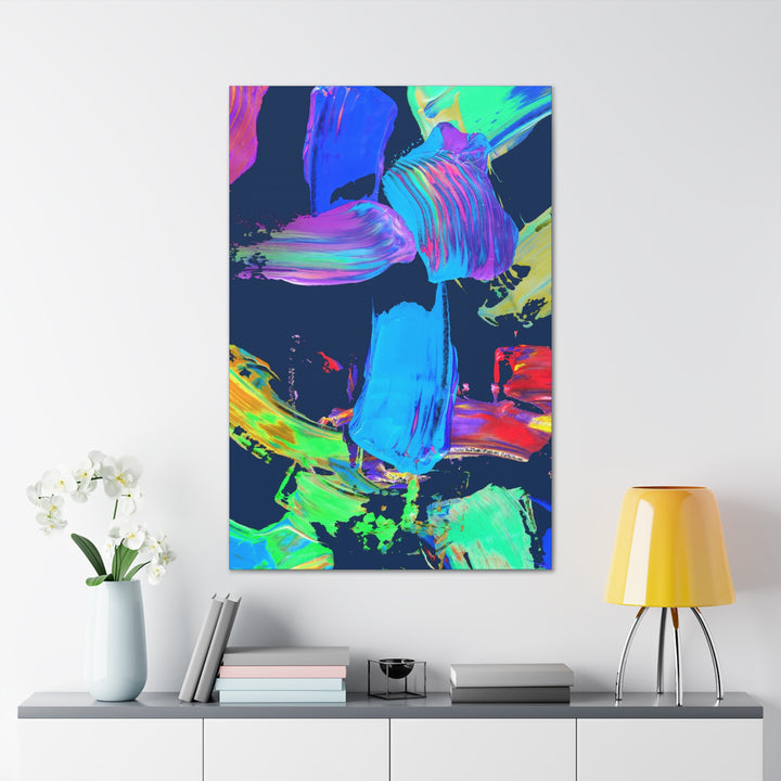 Vivid Brushstrokes Gallery Canvas