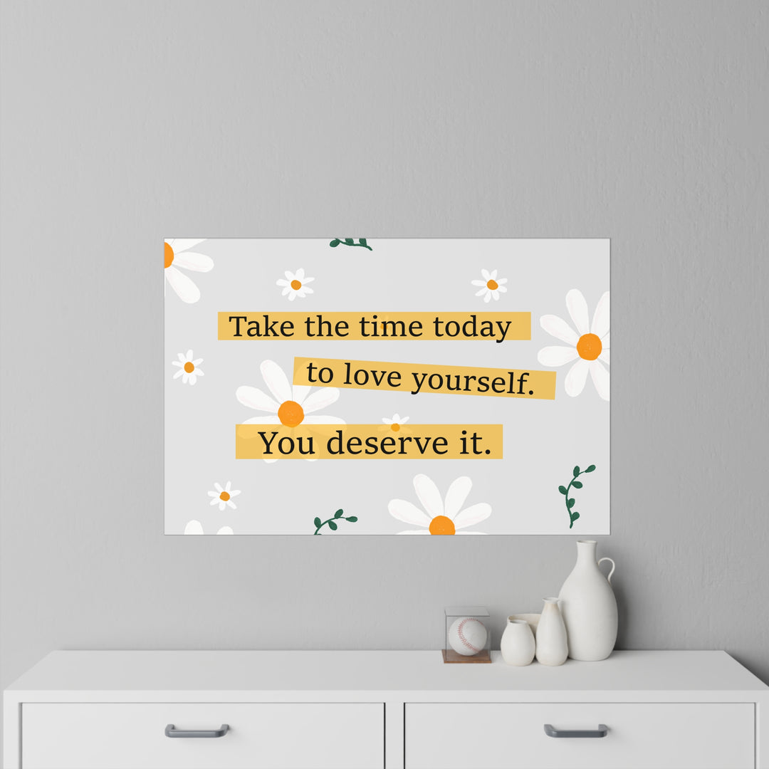 "Love Yourself" Wall Decal