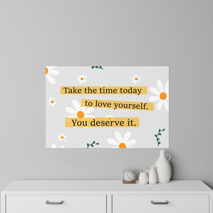 "Love Yourself" Wall Decal