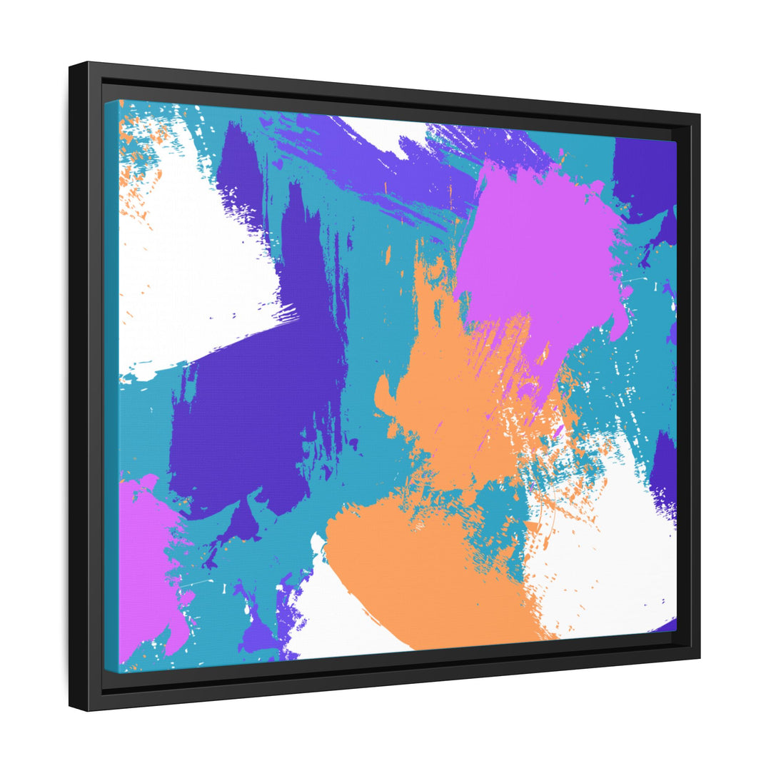 Brushstrokes Harmony Framed Canvas