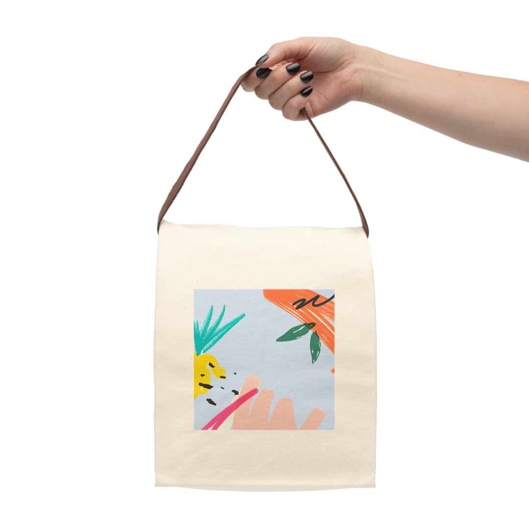 Tropical Vibes Lunch Bag With Strap