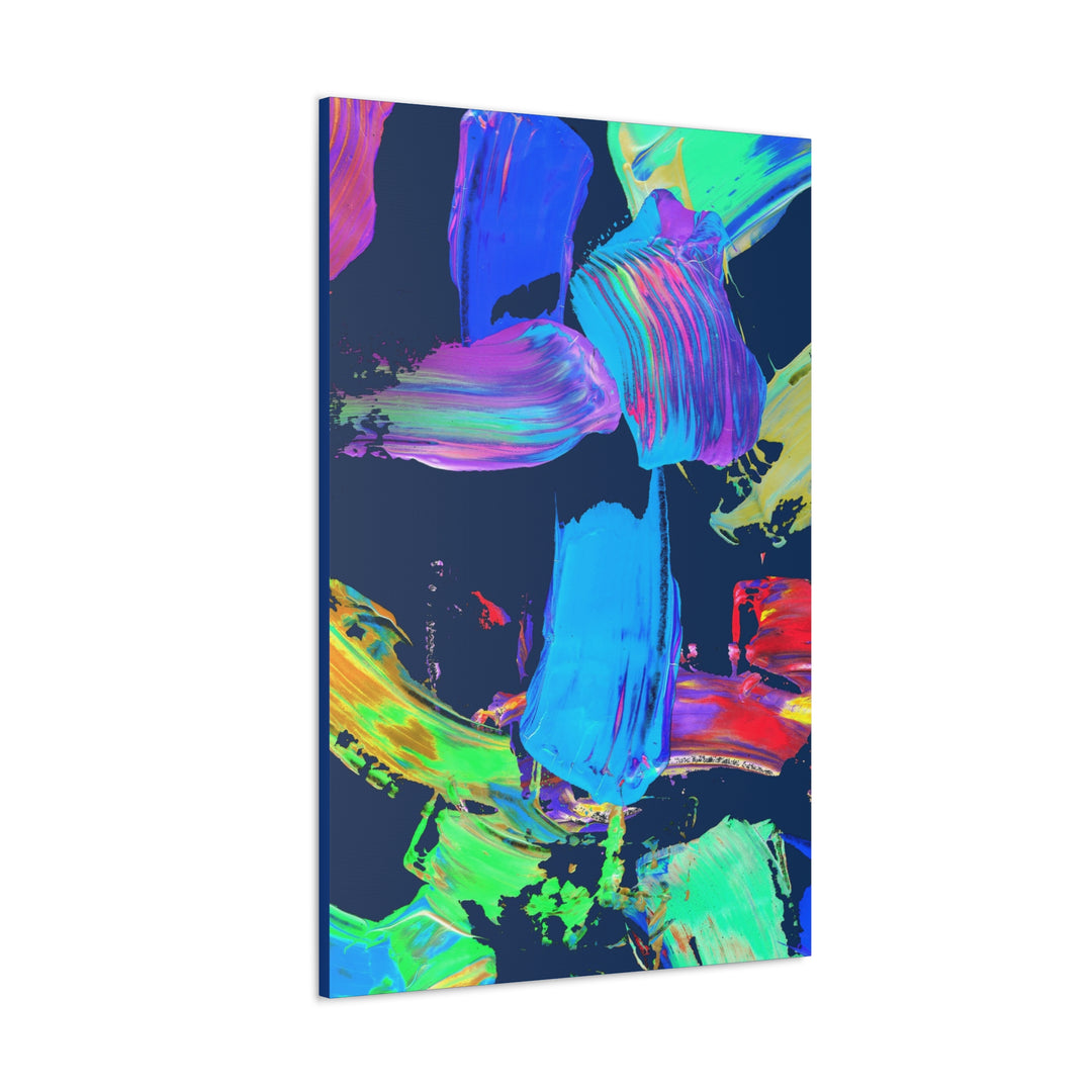 Vivid Brushstrokes Gallery Canvas