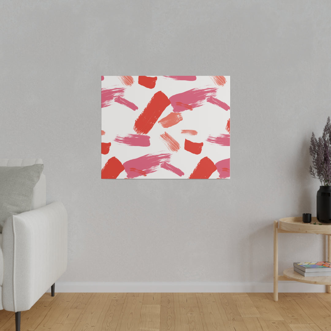 Abstract Expressionism Satin Canvas