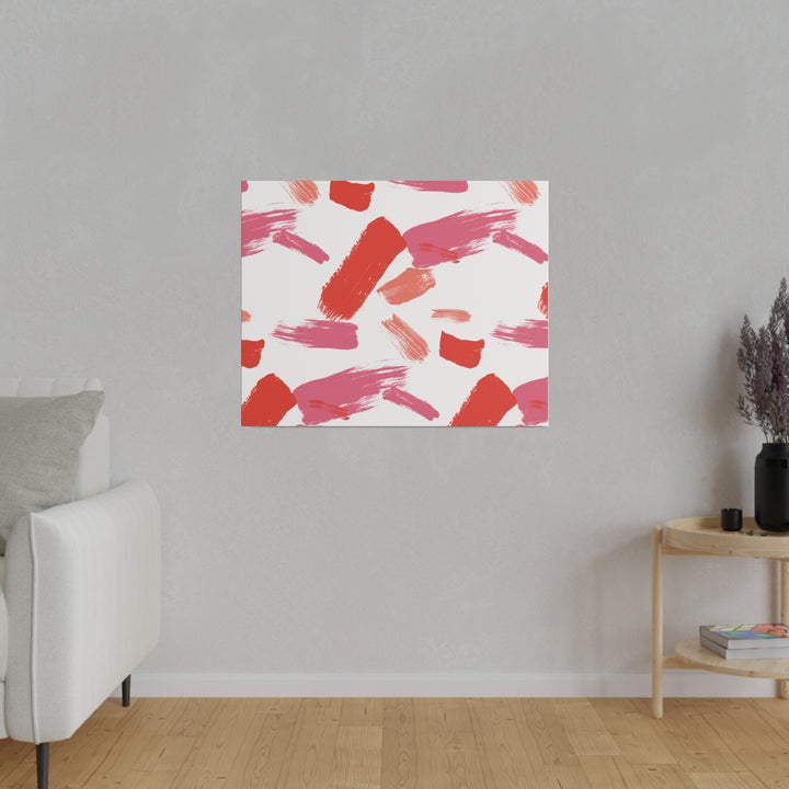 Abstract Expressionism Satin Canvas