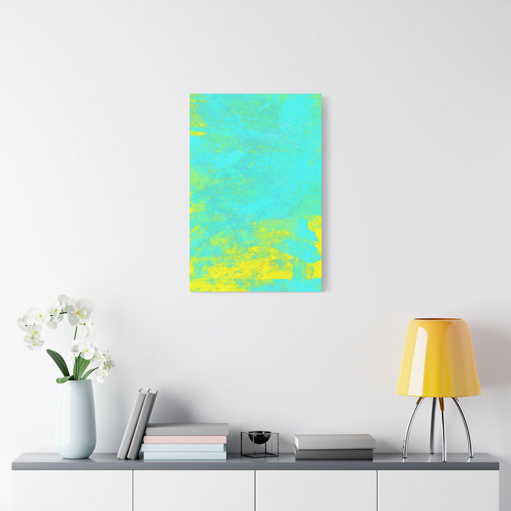 Vivid Abstract Satin Canvas Print