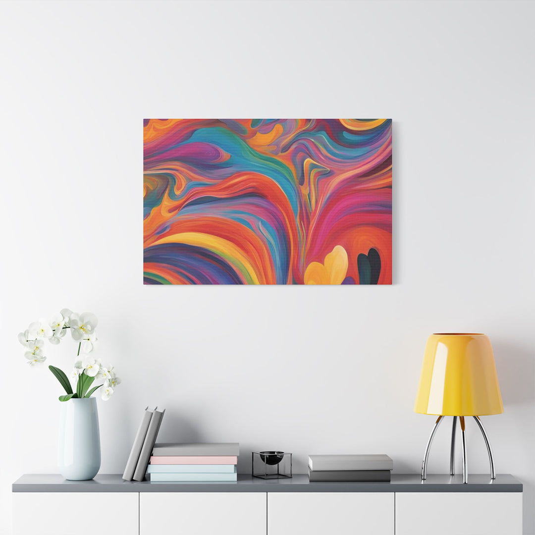 Bold Strokes Abstract Canvas