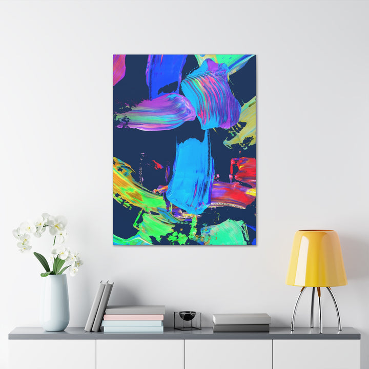 Vivid Brushstrokes Gallery Canvas