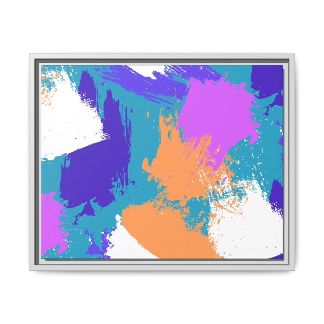 Brushstrokes Harmony Framed Canvas