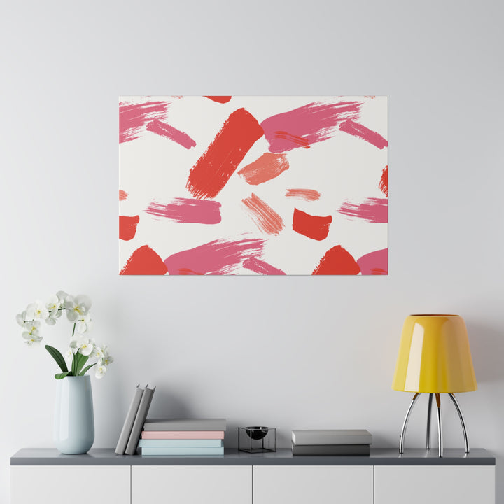 Abstract Expressionism Satin Canvas