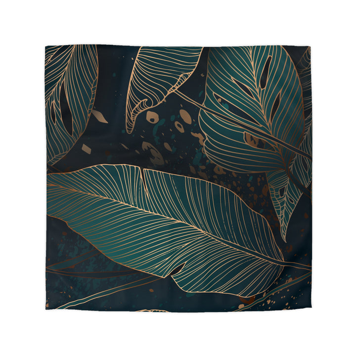 Tropical Foliage - Microfiber Duvet Cover