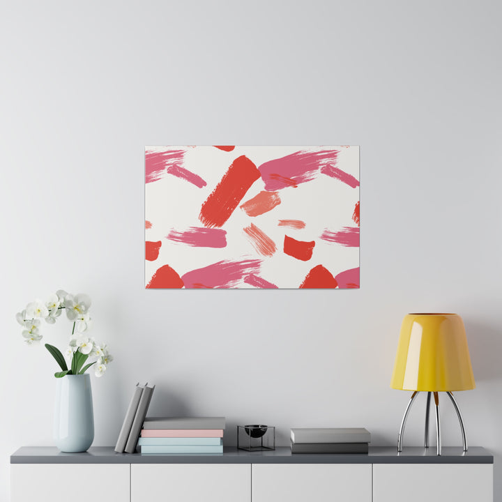 Abstract Expressionism Satin Canvas