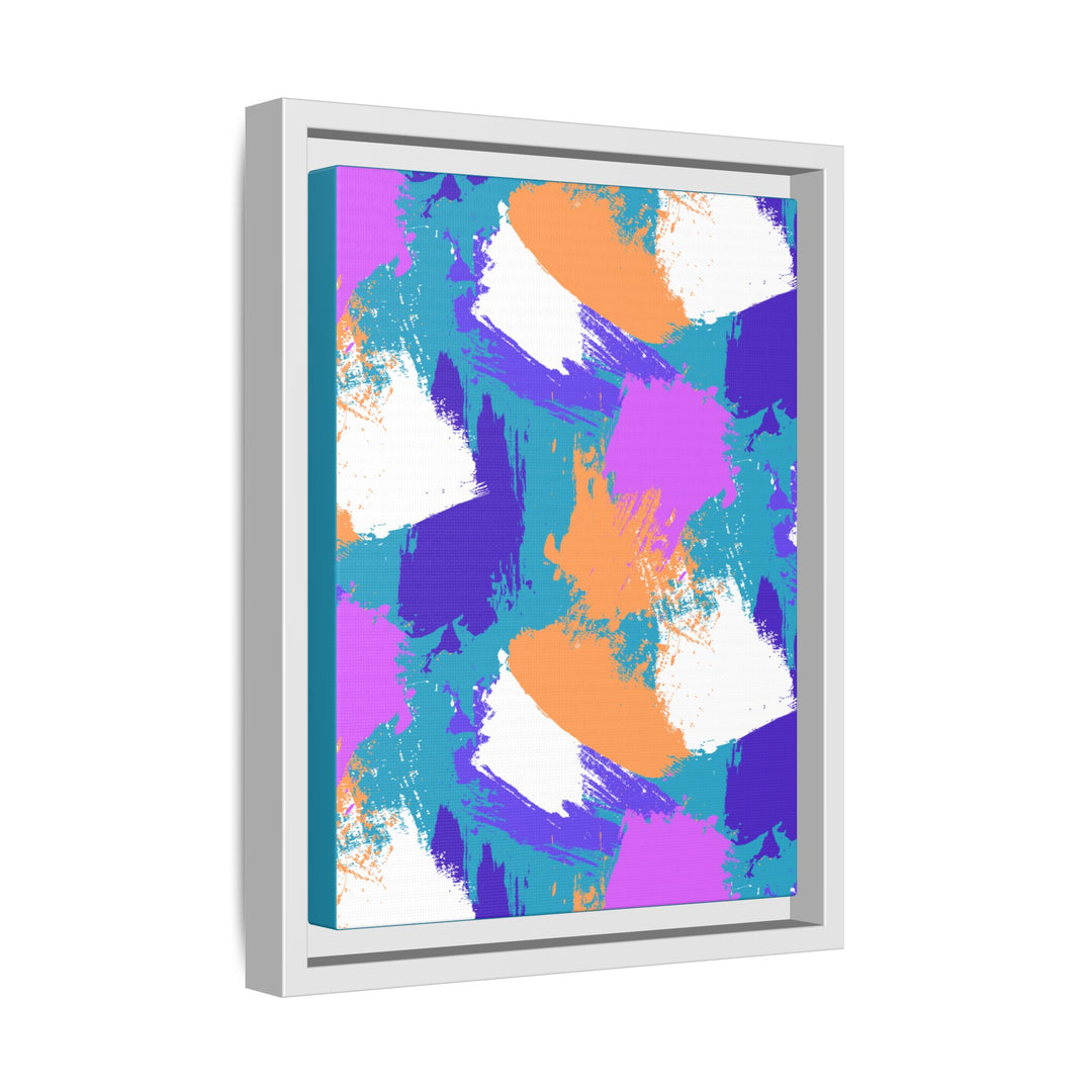 Brushstrokes Harmony Framed Canvas