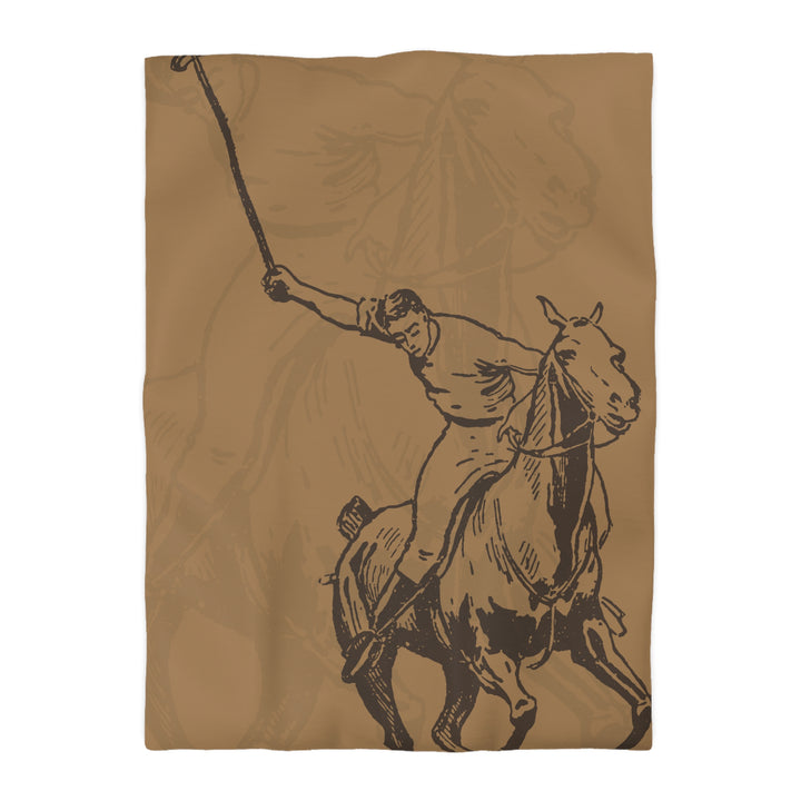 Polo Player - Microfiber Duvet Cover