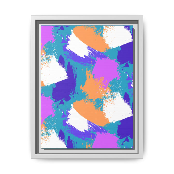 Brushstrokes Harmony Framed Canvas