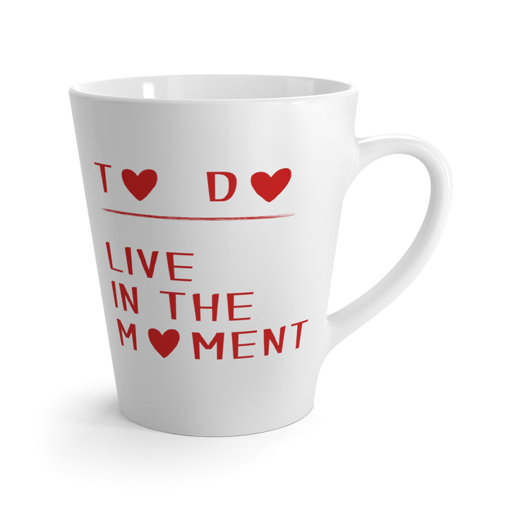 "Live in the Moment" Latte Mug