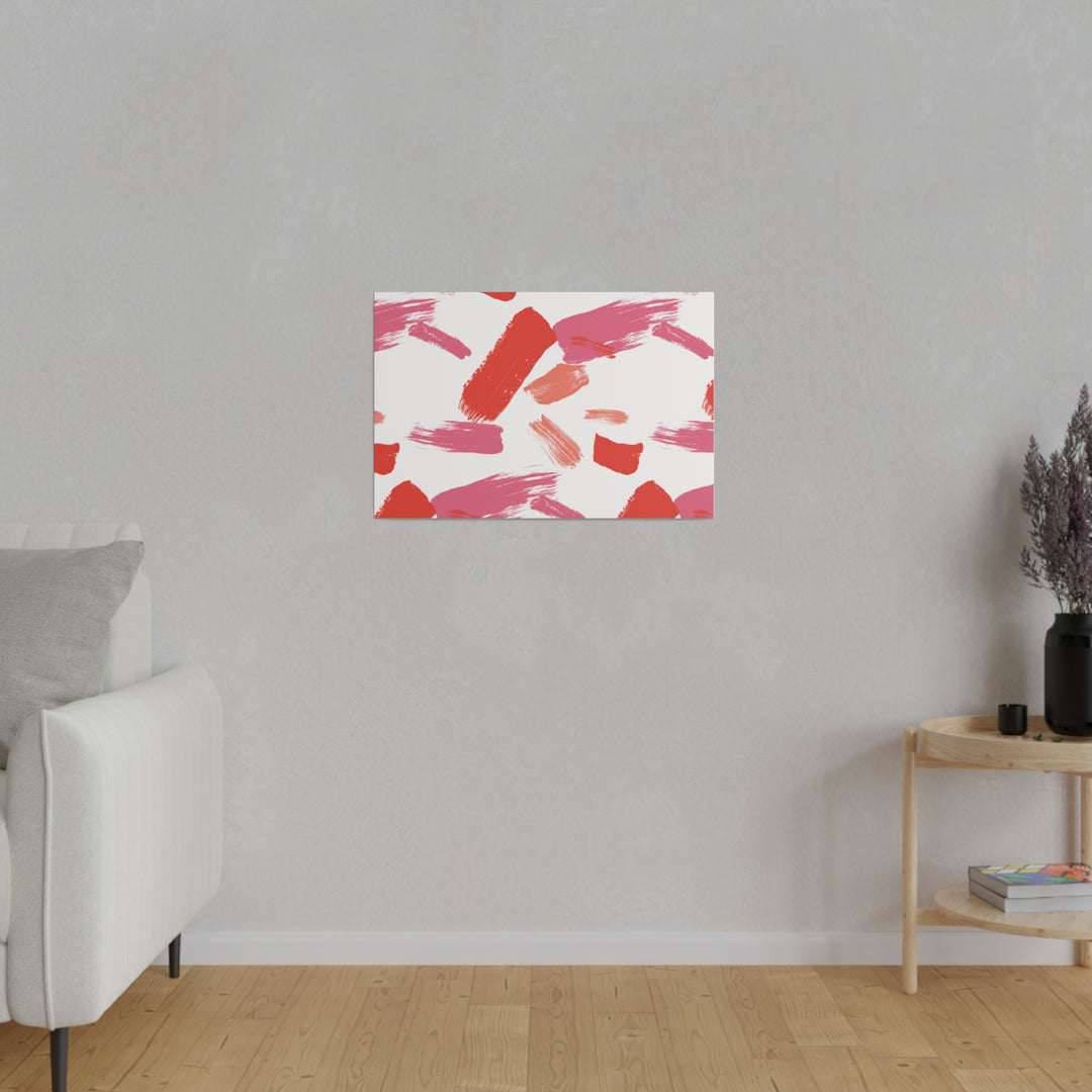 Abstract Expressionism Satin Canvas