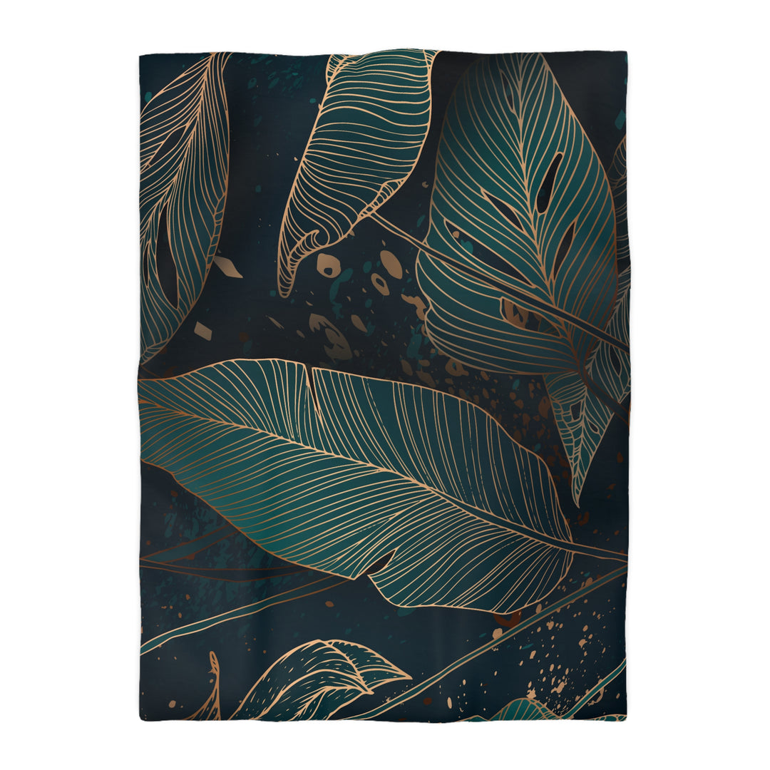 Tropical Foliage - Microfiber Duvet Cover