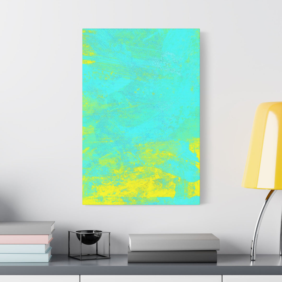 Vivid Abstract Satin Canvas Print