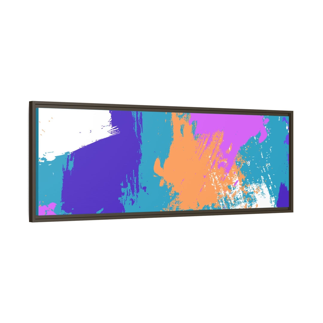 Brushstrokes Harmony Framed Canvas