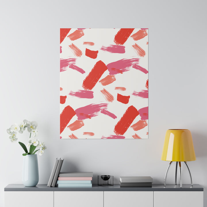 Abstract Expressionism Satin Canvas