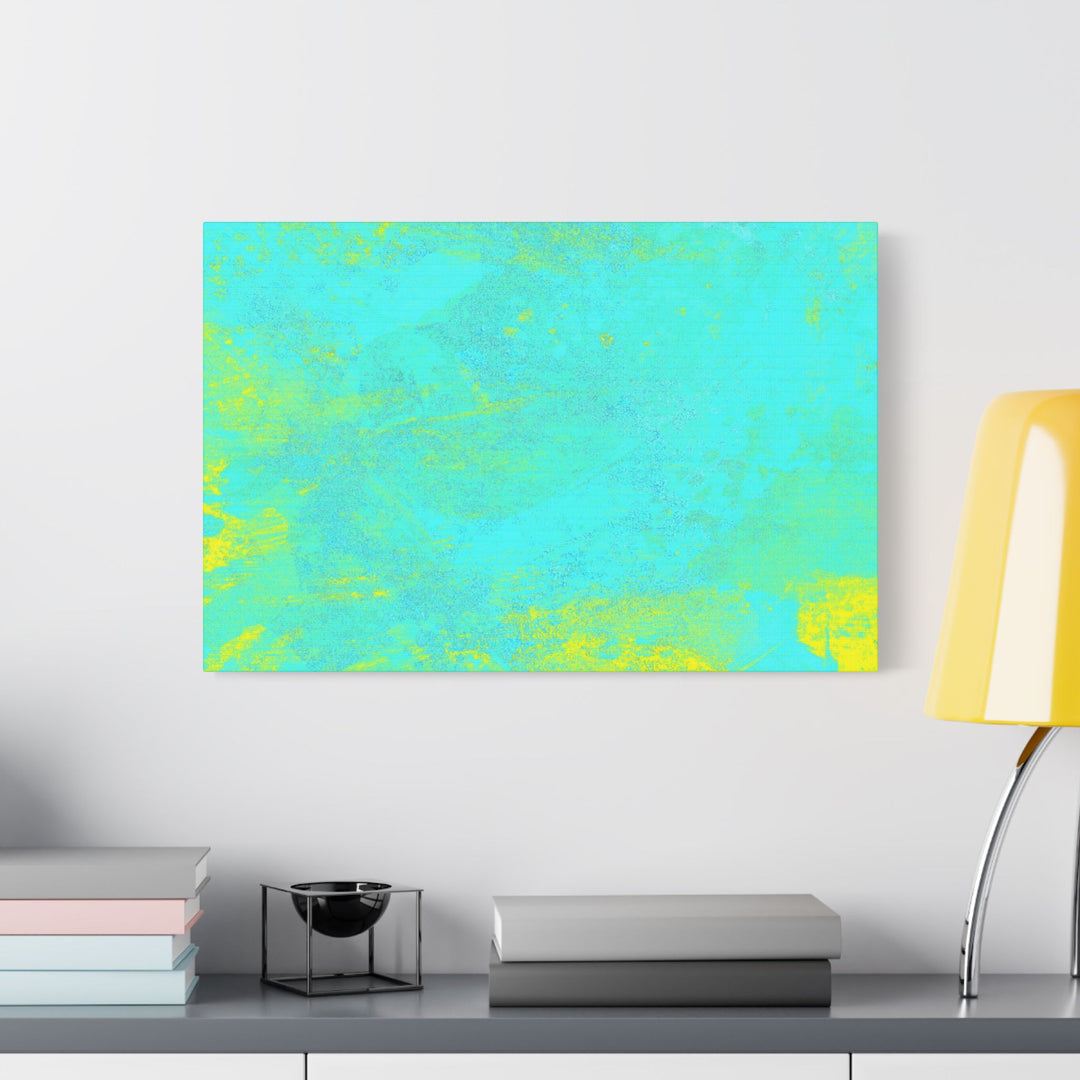 Vivid Abstract Satin Canvas Print