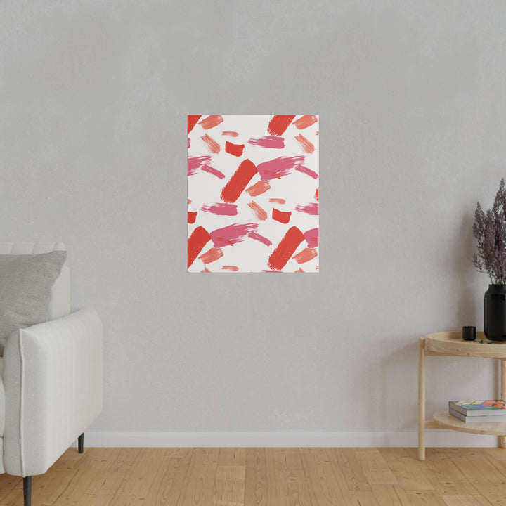 Abstract Expressionism Satin Canvas