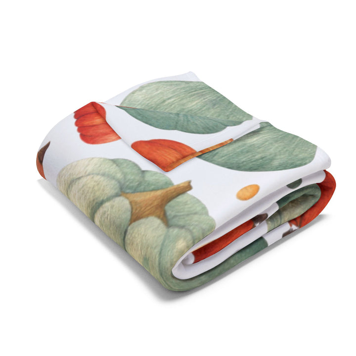 Harvest Pumpkins Fleece Blanket