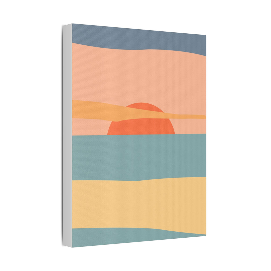 Sunset Serenity Satin Canvas