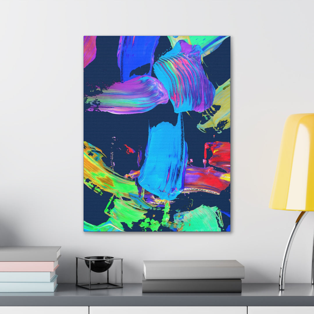 Vivid Brushstrokes Gallery Canvas