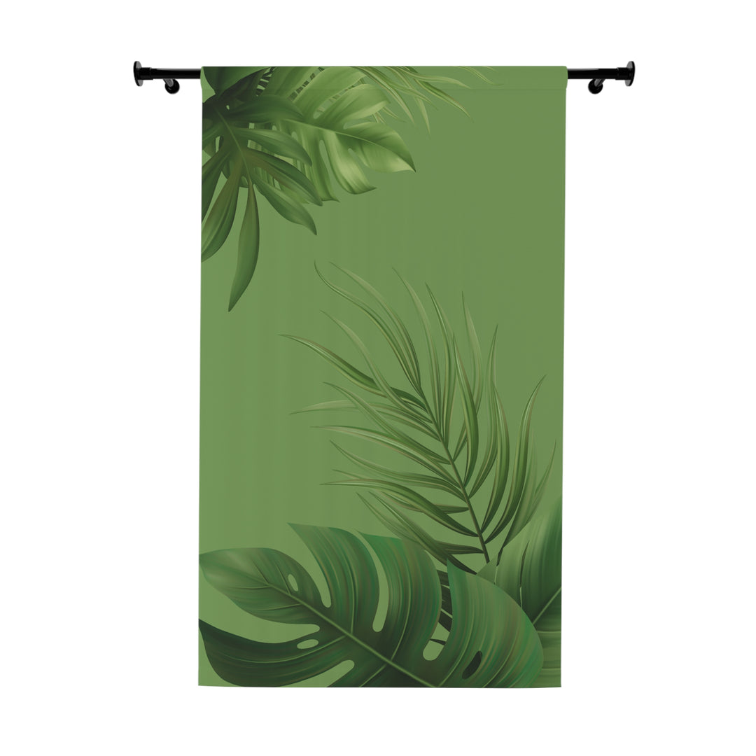 Tropical Greenery Blackout Curtain