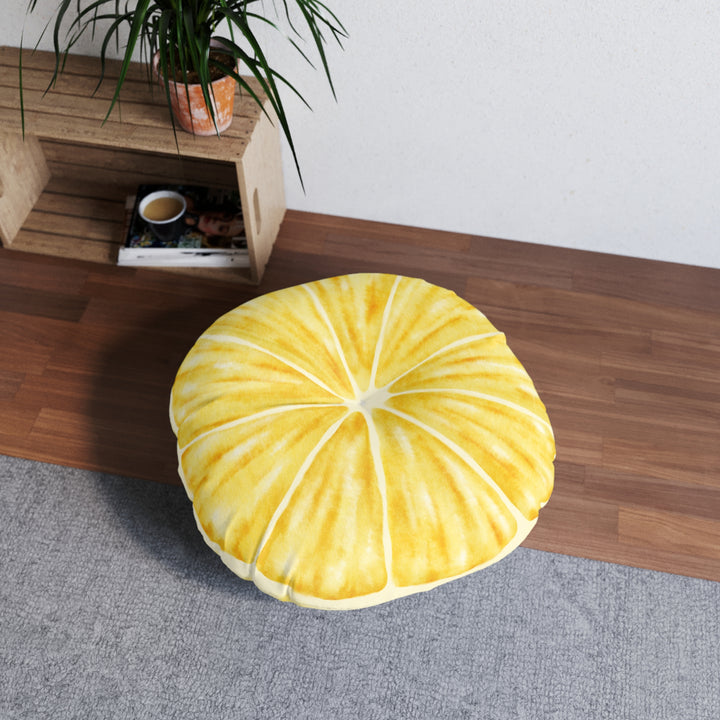 Lemon Slice Floor Pillow