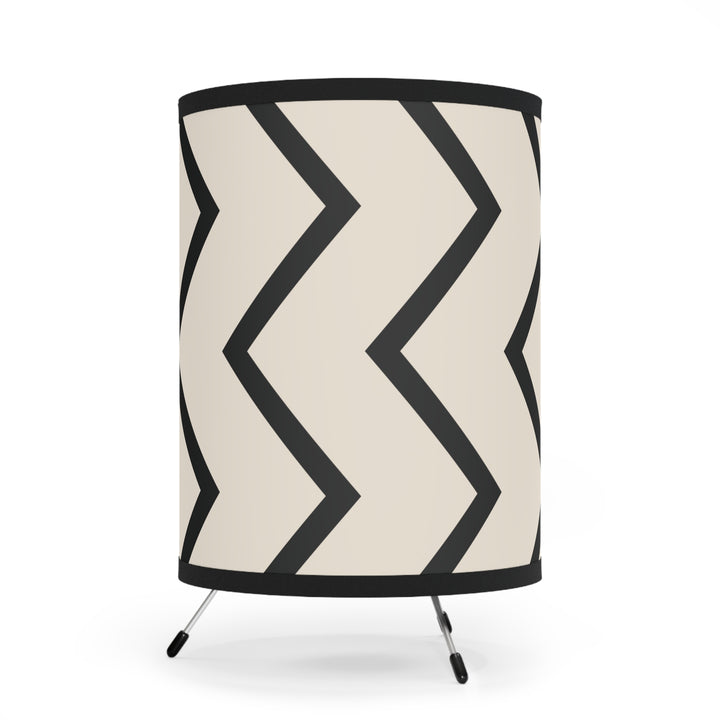 Chevron Chic Tripod Lamp